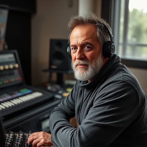 Foto di Marco Rossi, fondatore e ingegnere del suono di Onda Sonora Studio